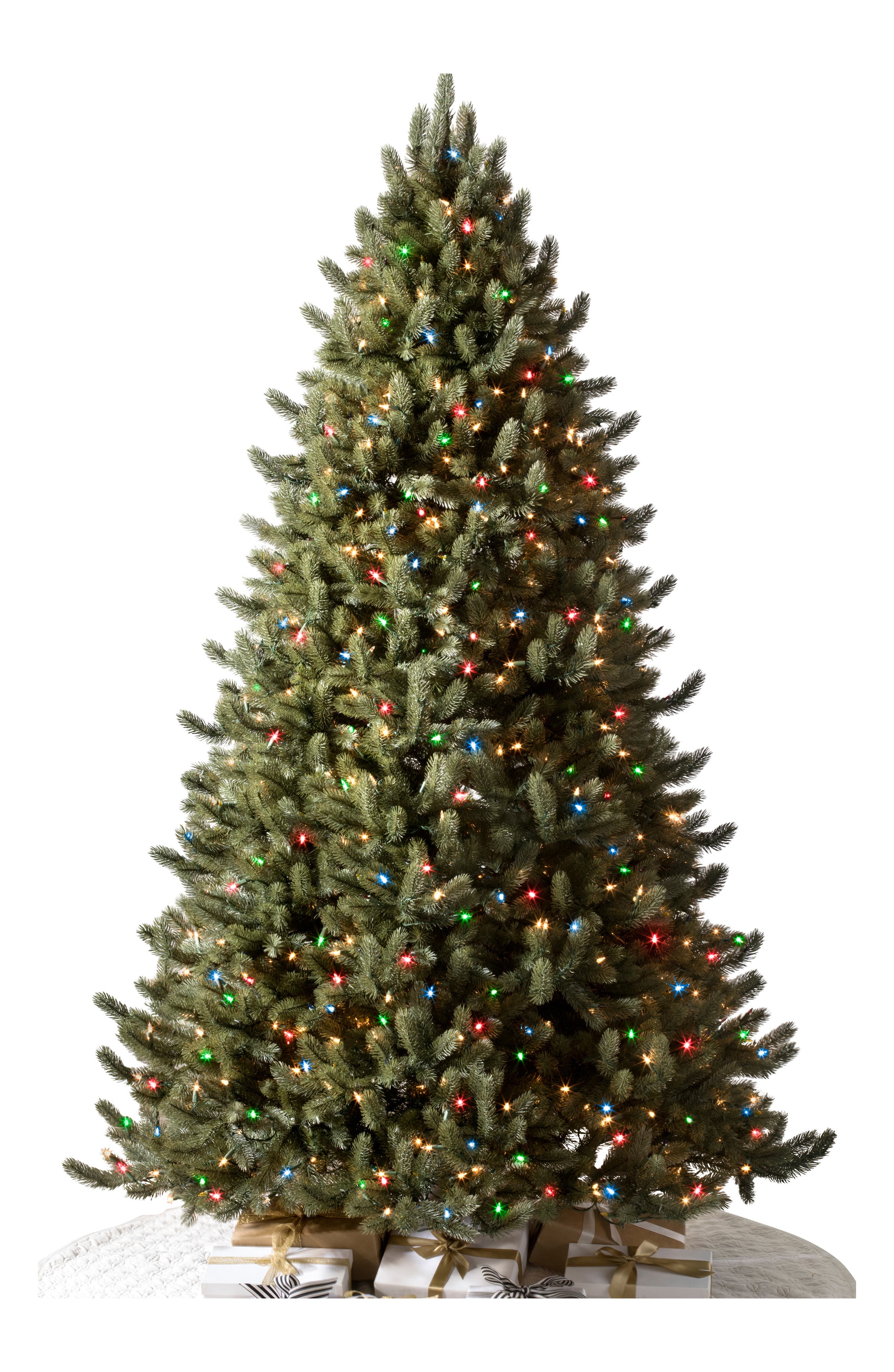 Balsam Hill Vermont White Spruce® Pre-Lit Artificial Tree in Color And Clear Led 