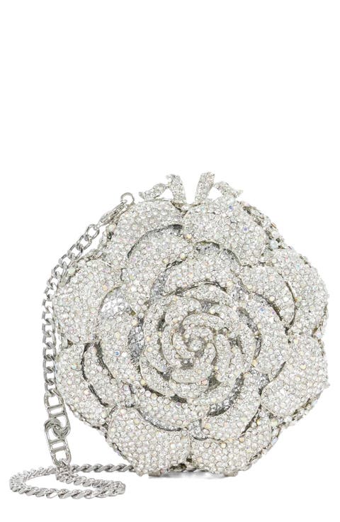 Bling Flower Clutch