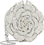 Dune London Bling Flower Clutch