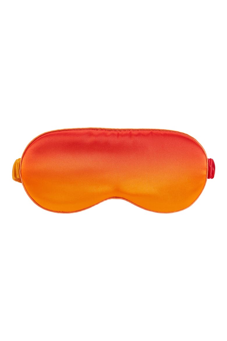 Silk Sleep Mask, Main, color, ORANGE OMBRE