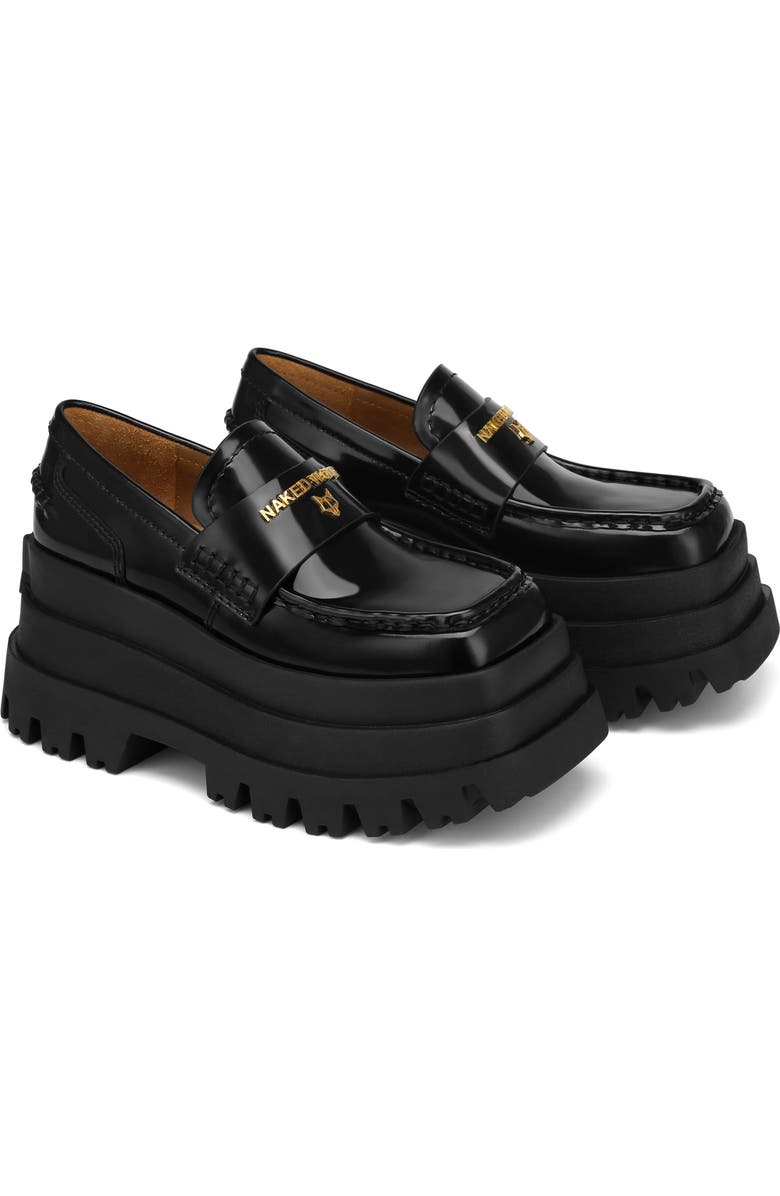 Naked Wolfe Delusion Platform Loafer, Main, color,