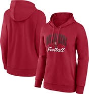 FANATICS Women's Fanatics Red Tampa Bay Buccaneers Team Logo Victory Script Pullover Hoodie