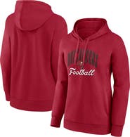 FANATICS Women's Fanatics Red Tampa Bay Buccaneers Team Logo Victory Script Pullover Hoodie