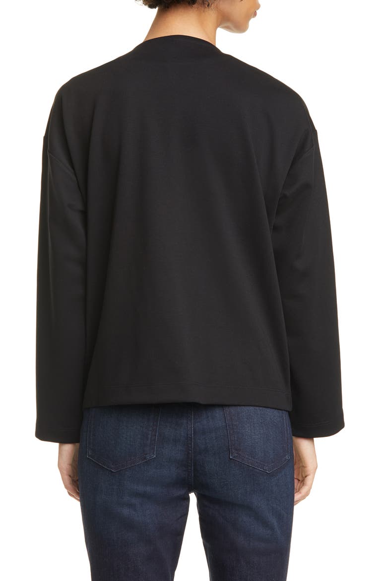 Asymmetrical Zip Jacket, Alternate, color, BLACK