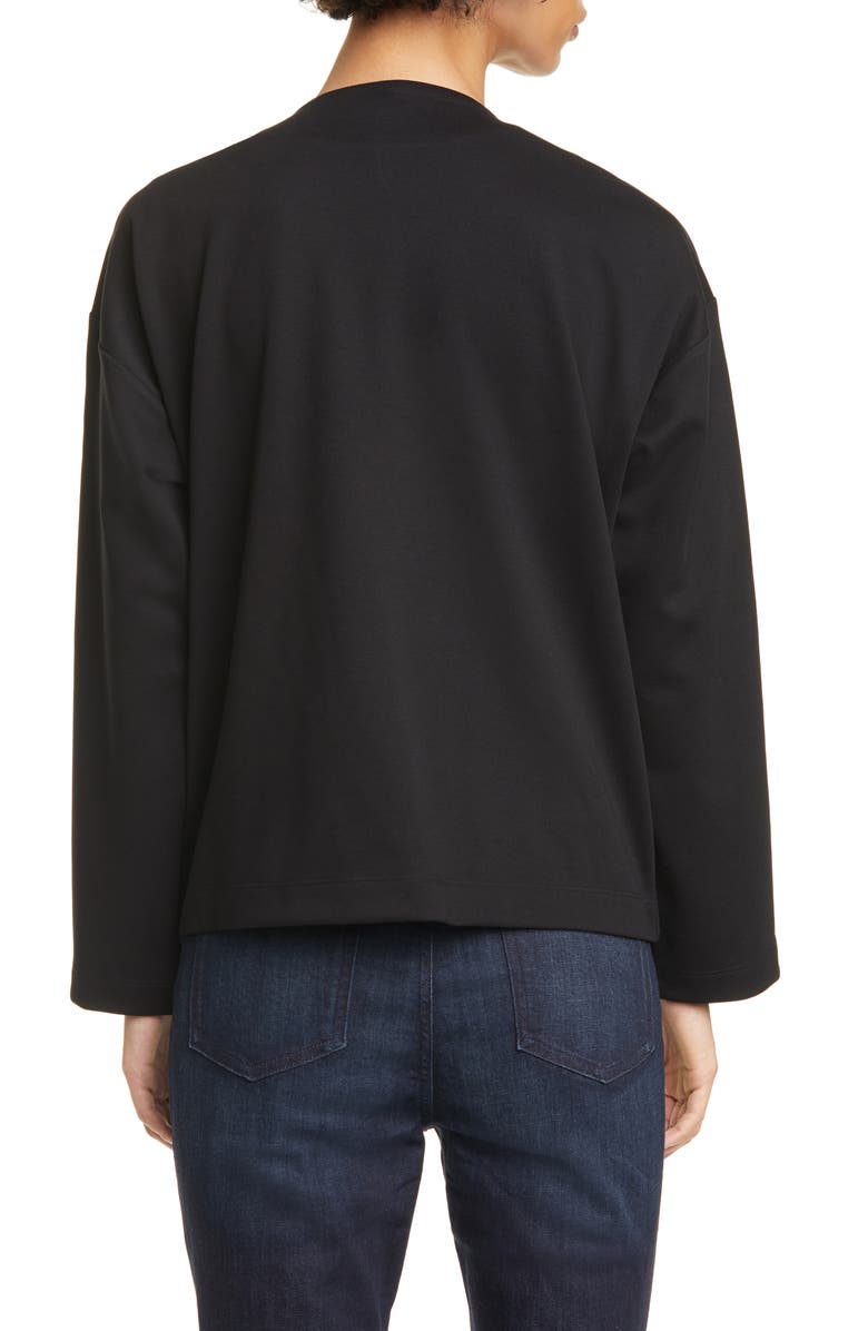Eileen Fisher Asymmetrical Zip Jacket, Alternate, color,