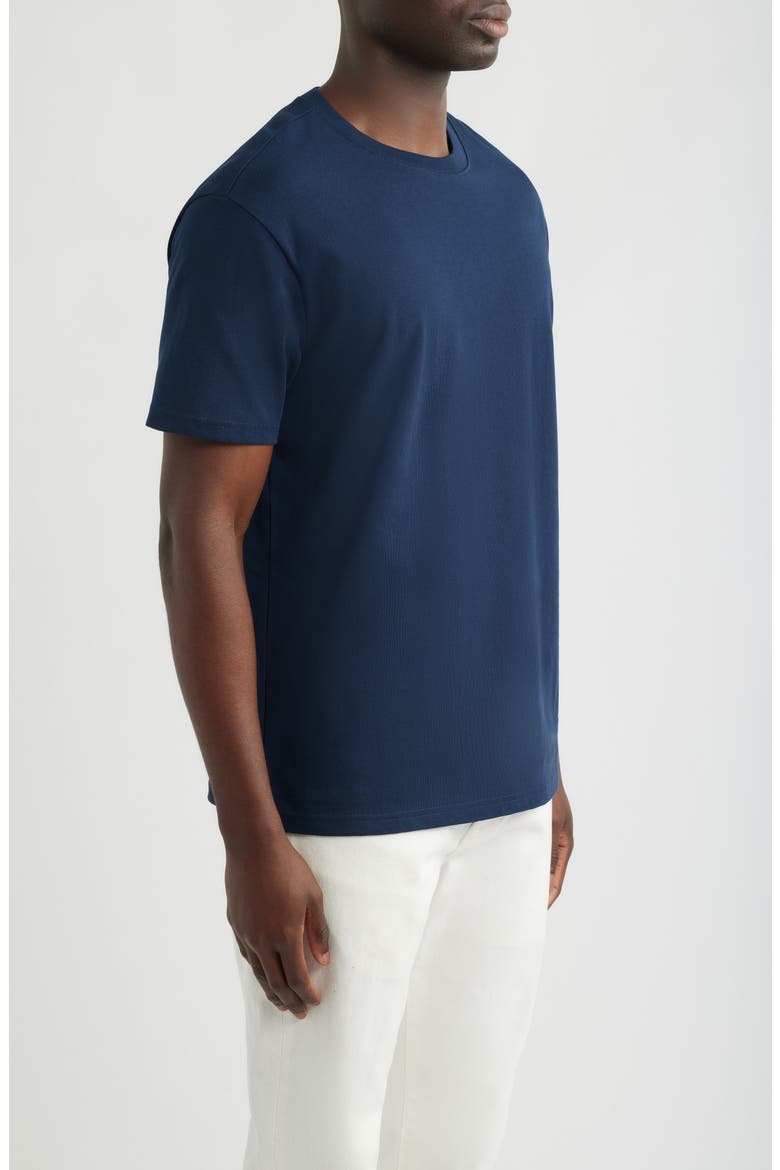 Cotton T-Shirt, Alternate, color, BLACK IRIS