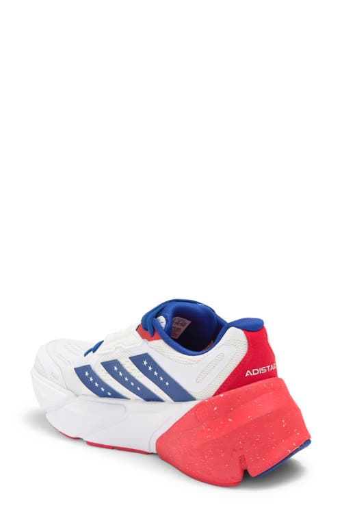Adidas Originals Adidas Adistar Peachtree Road Race Sneaker In Ftwr White/collegiate Royal