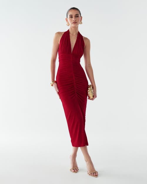 Bwldr Lizette Dress In Red