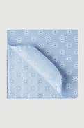 Brunello Cucinelli Silk pocket square with medallion design