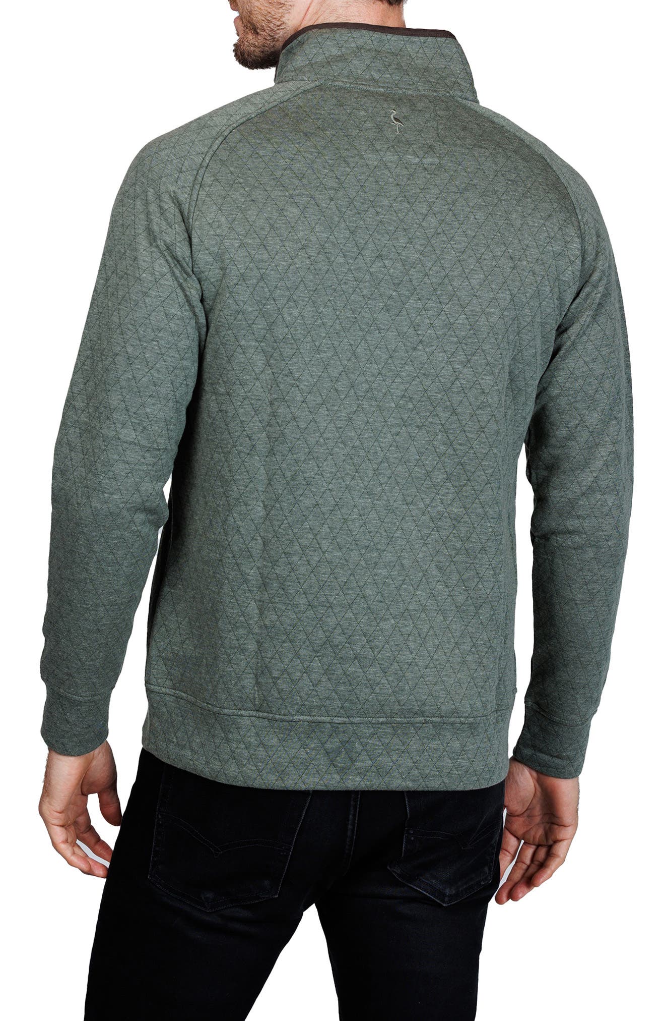 Hidden Snap Front Quilted Pullover - image 2