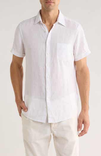 Rodd & Gunn Grey Lynn Linen Short Sleeve Button-Up Shirt