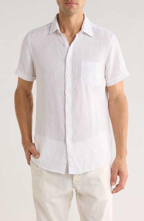 Rodd & Gunn Grey Lynn Linen Short Sleeve Button-Up Shirt