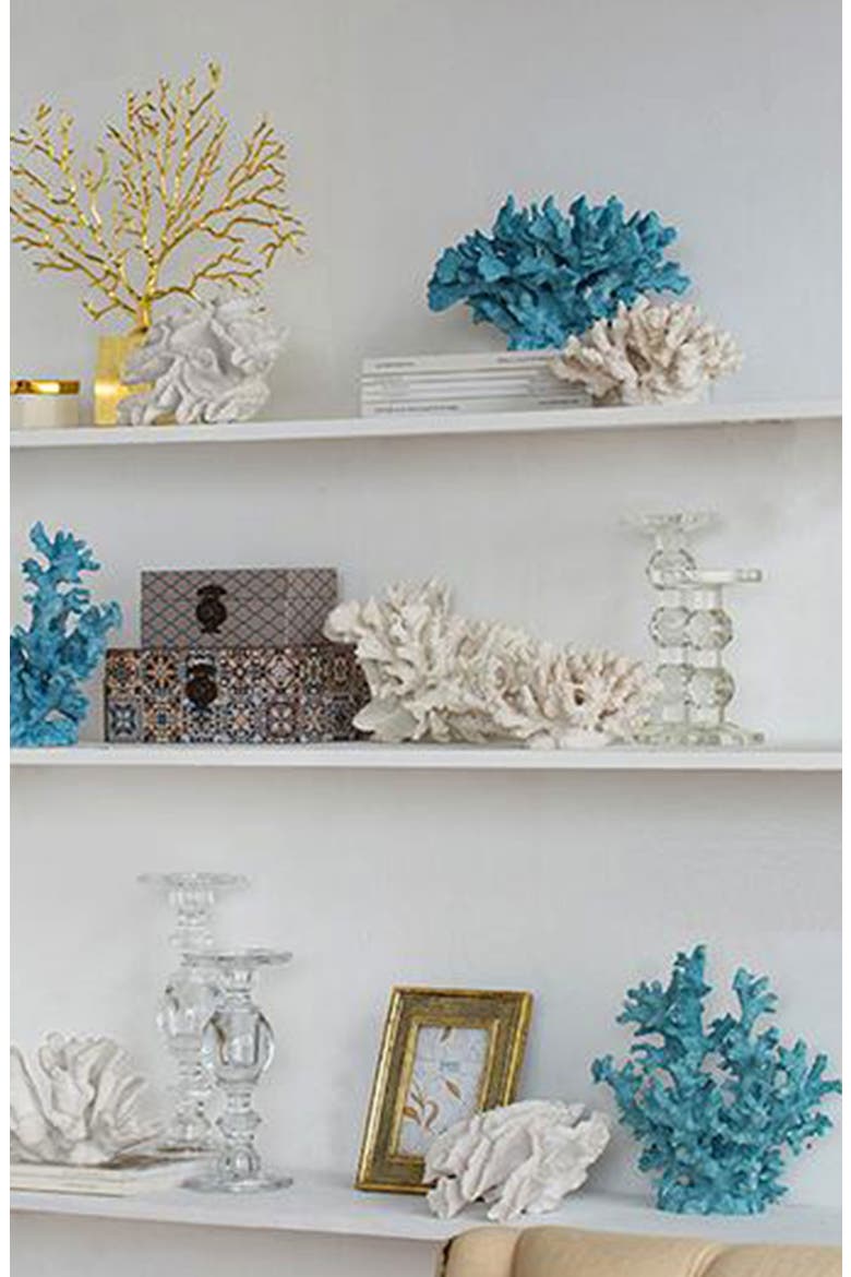 Faux Elkhorn Coral, Alternate, color, WHITE