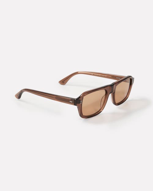 Epokhe Mono Sunglasses In Brown