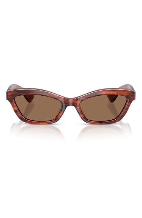 x Khaite 55mm Cat Eye Sunglasses