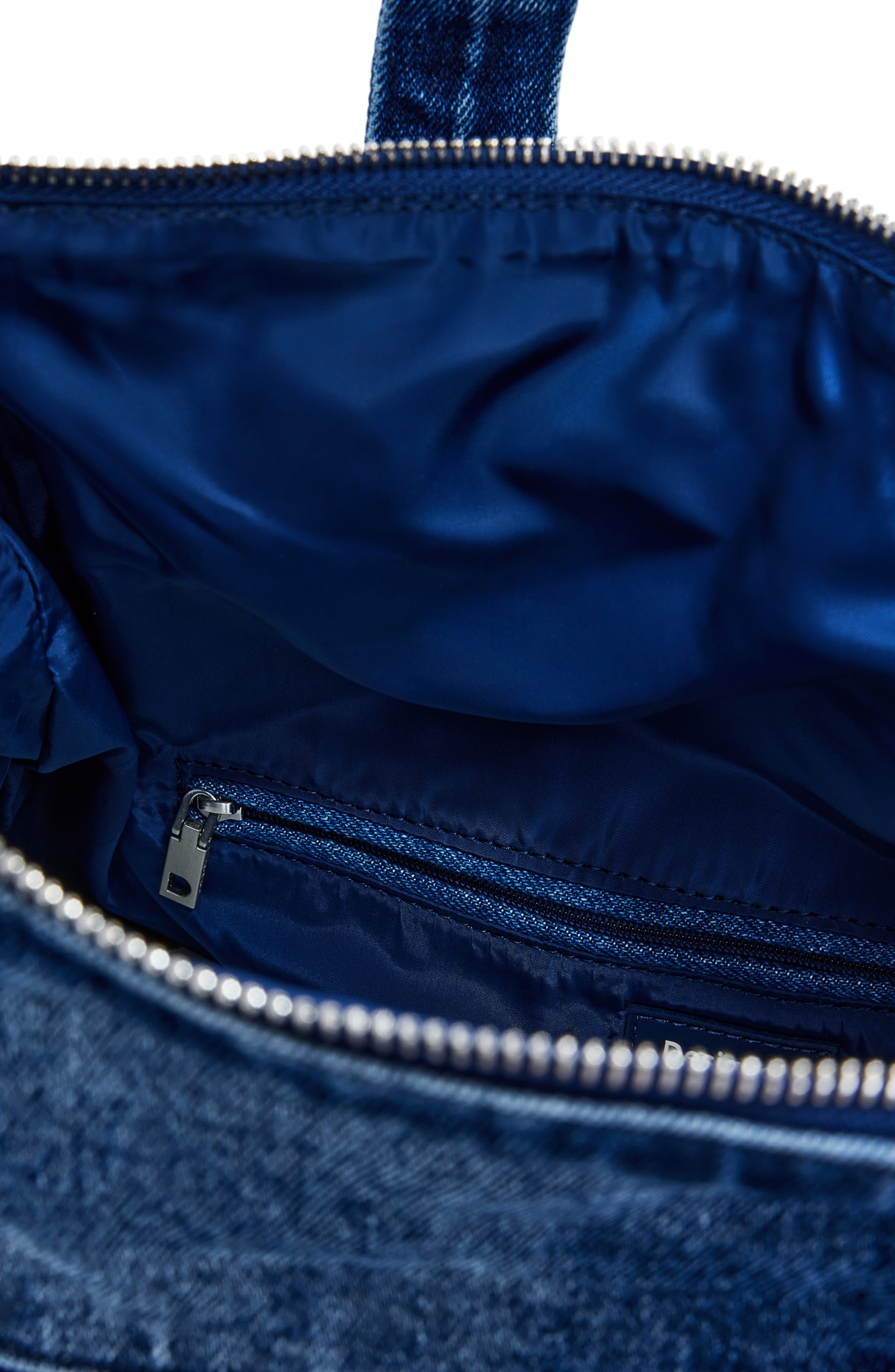 Desigual Big Denim Backpack, Alternate, color, Medium Blue