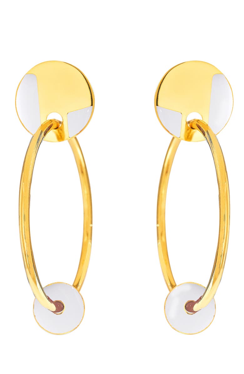 Monica Sordo Kuru Hoop Earrings, Main, color, 