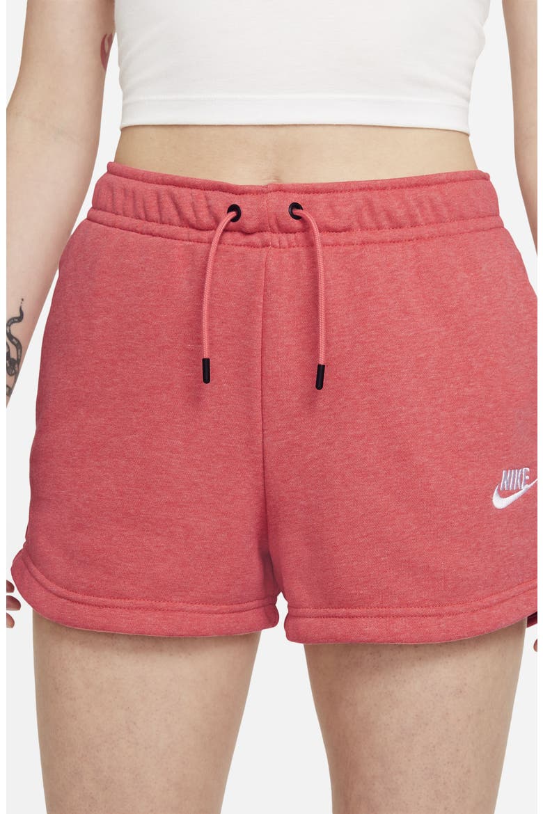 Essential Shorts, Alternate, color, MAGIC EMBER/ HEATHER/ WHITE