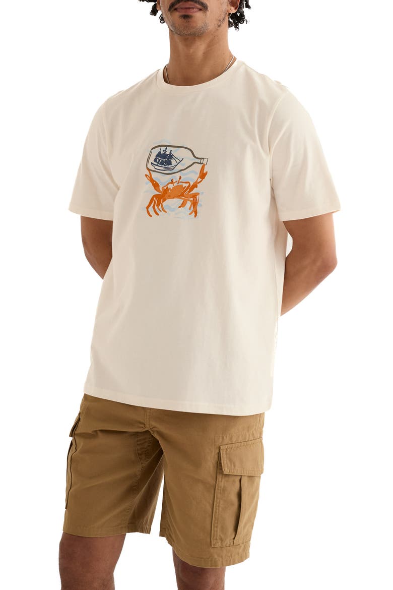Midwatch Graphic Organic Cotton T-shirt, Main, color, SUMMER NAUTICAL CHALK