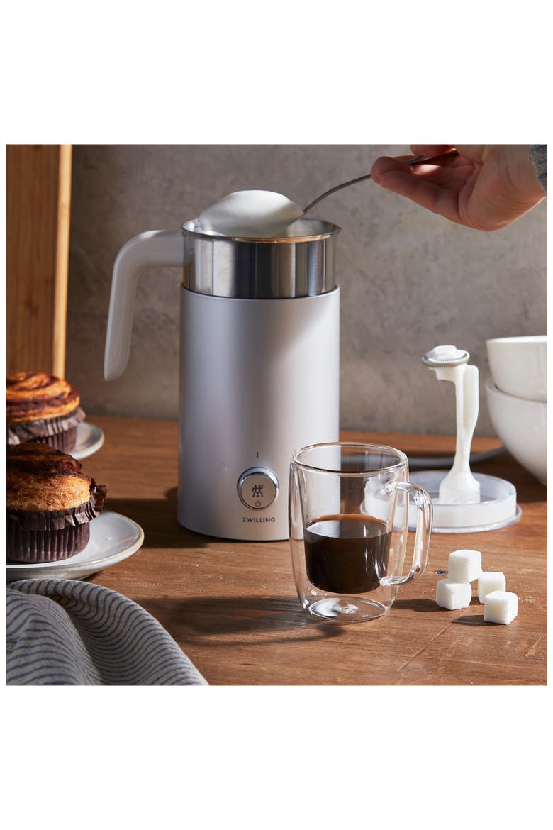 Enfinigy Milk Frother, Alternate, color, SILVER