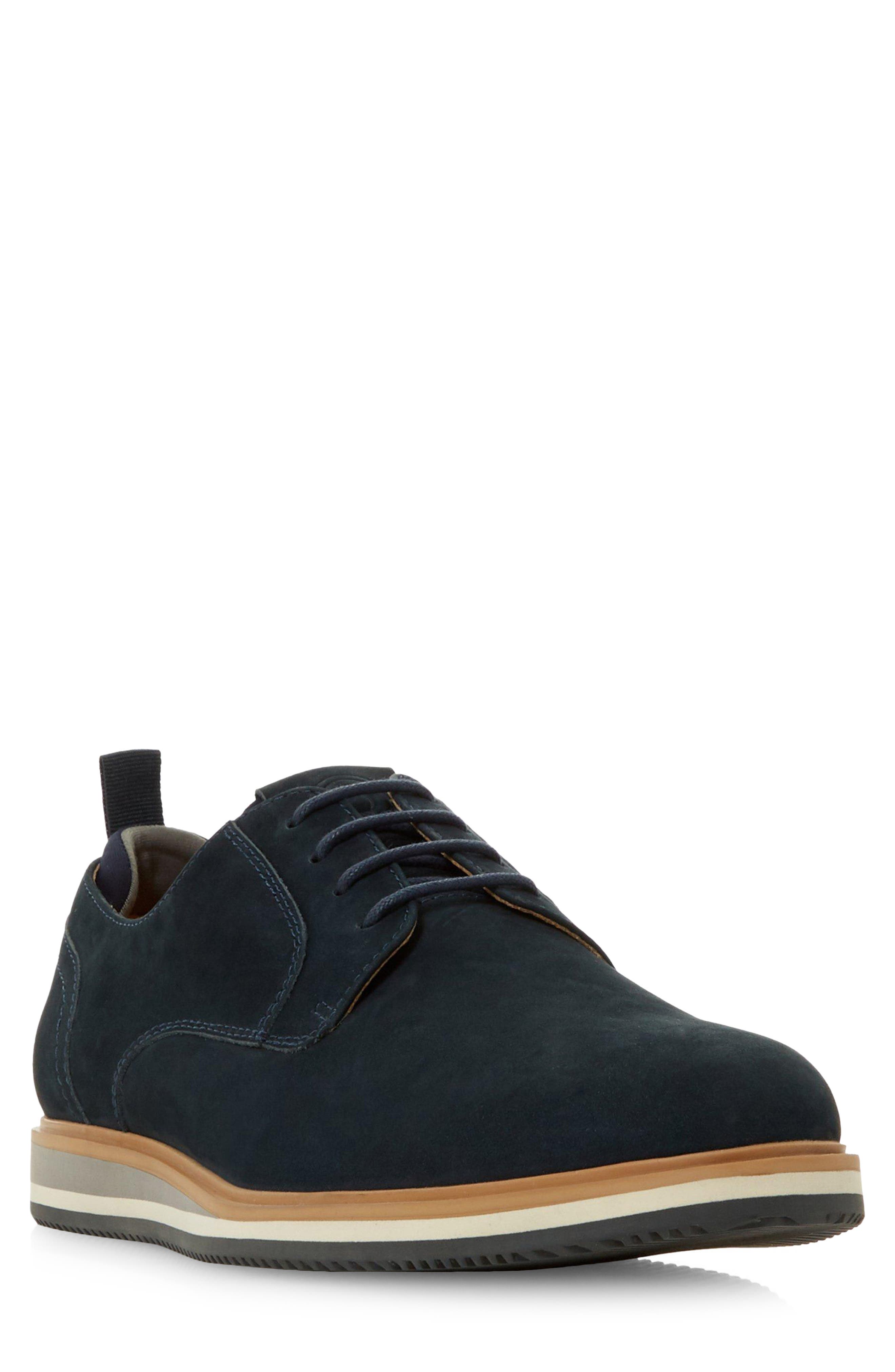 Dune London Bucatini Plain Toe Derby, Main, color, 