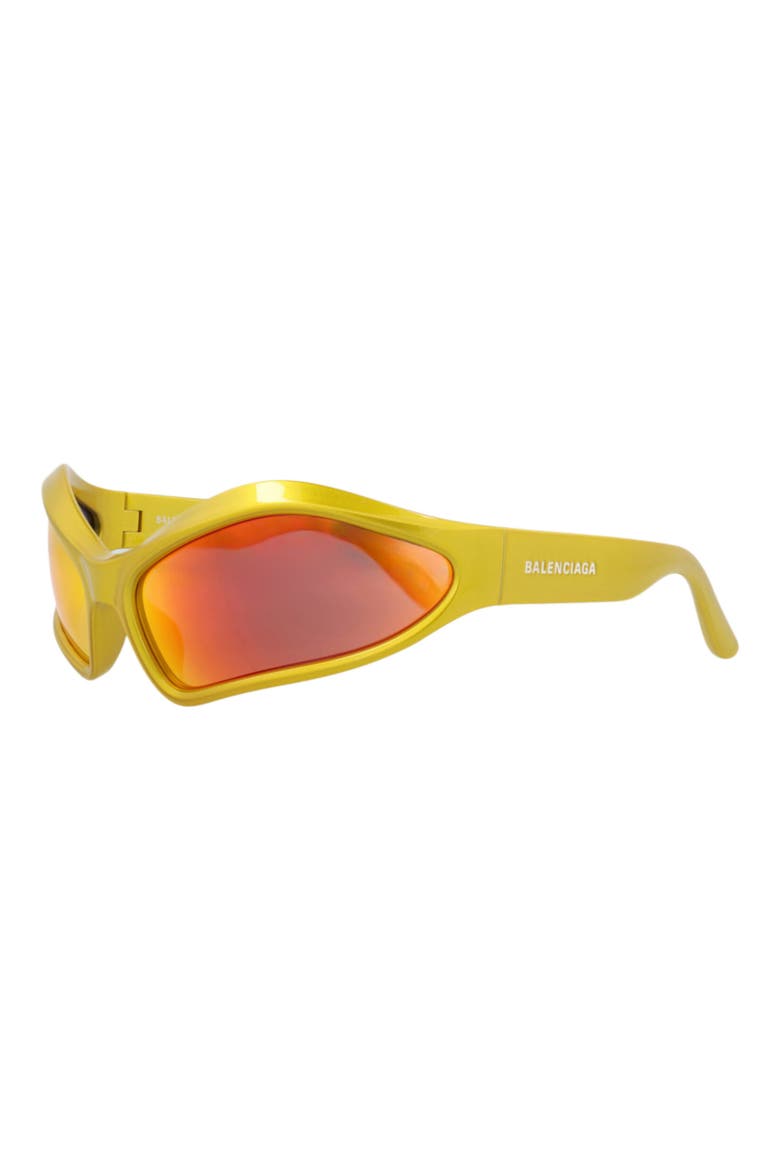 77mm Cat Eye Sunglasses, Alternate, color, YELLOW YELLOW RED