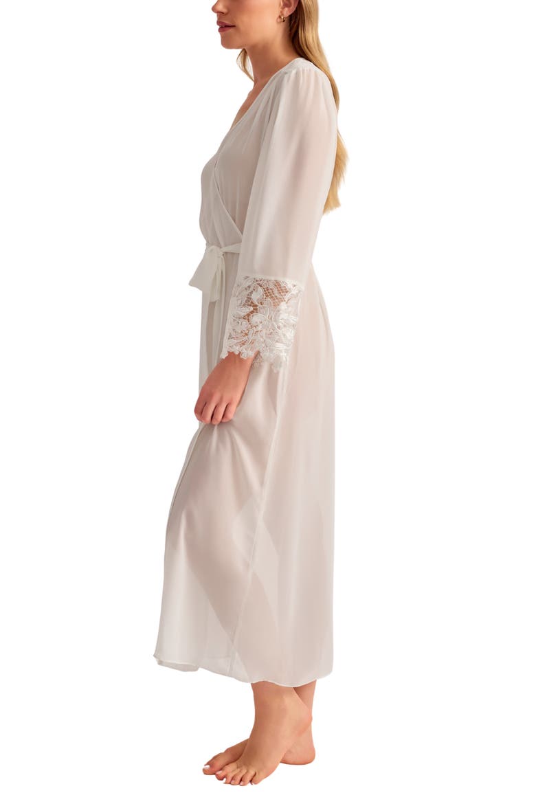 Duchess Chiffon Robe, Alternate, color, IVORY