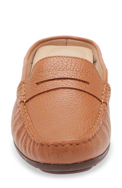 Marc Joseph New York Rosemary Dr Leather Mule Loafer In Tan Grainy
