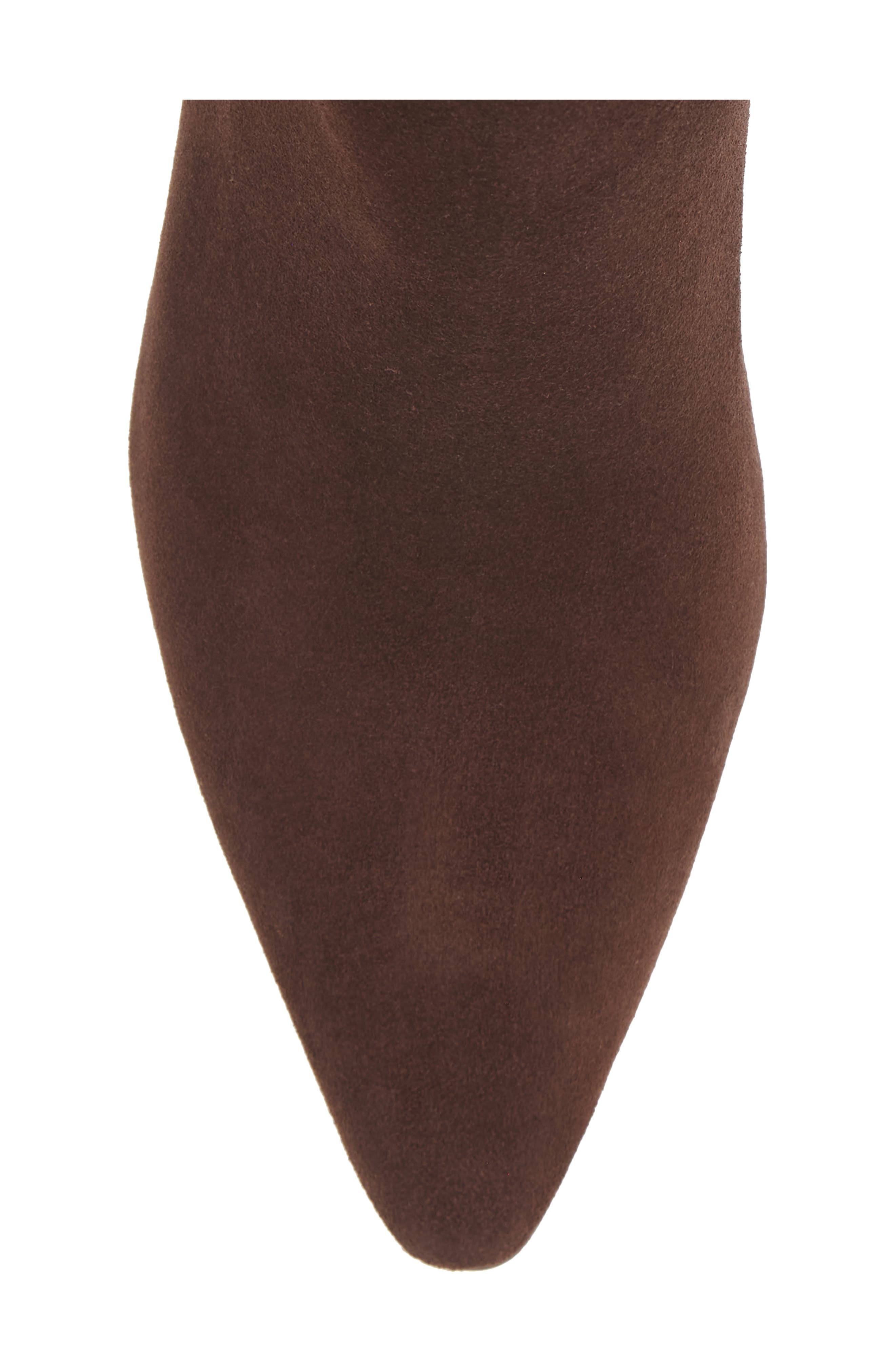 Quinley Leather Bootie, Alternate, color, BROWNIE SUEDE