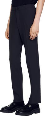 SANDRO Jersey trousers
