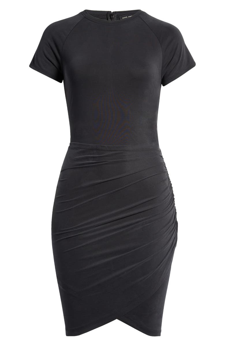 Good American Sandwashed Jersey Minidress, Alternate, color,