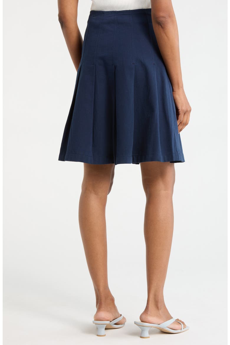 Pleated Miniskirt, Alternate, color, BRIGHT NAVY