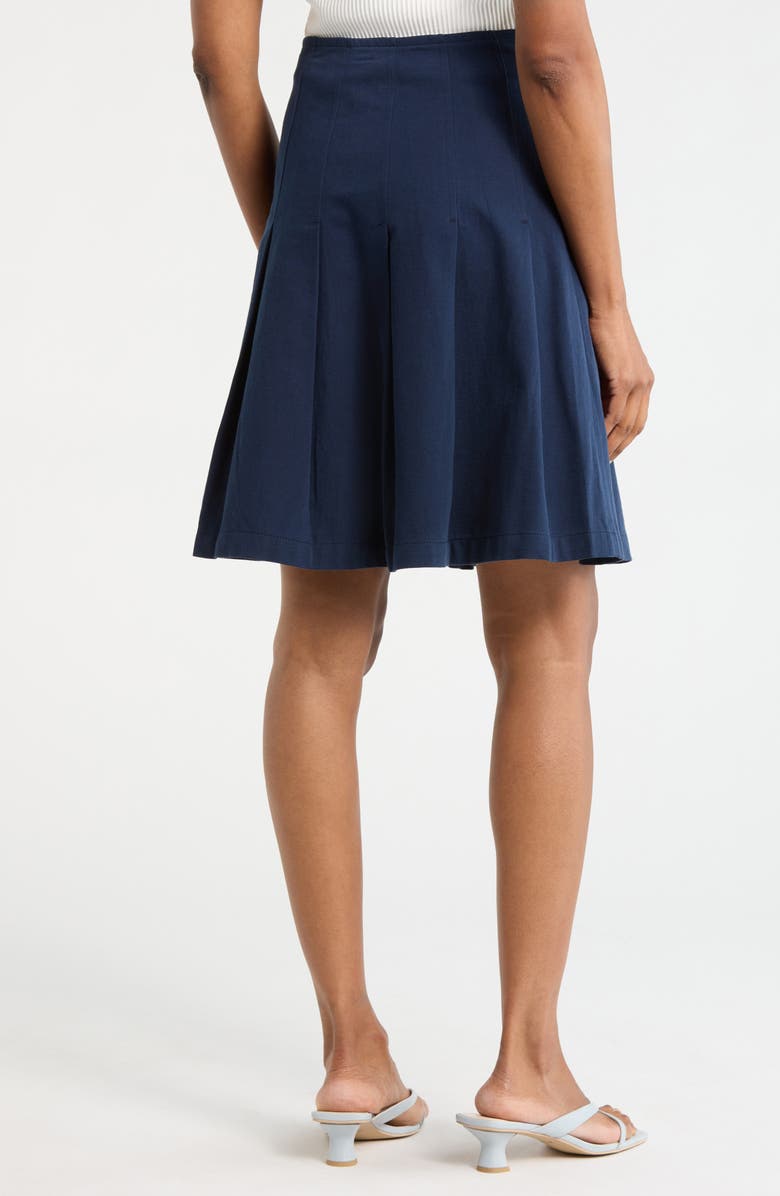 DL1961 Pleated Miniskirt, Alternate, color, Bright Navy