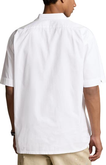 Chino Cotton Button-Up Shirt