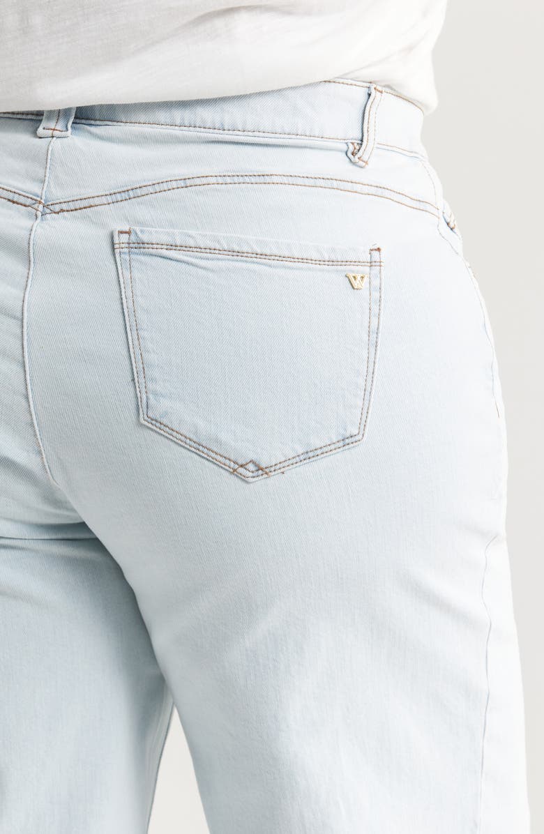 Wit & Wisdom Sam High Waist Wide Leg Jeans, Alternate, color, Powder Blue