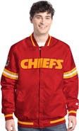 STARTER Men's Starter Red Kansas City Chiefs Scout Full-Snap Varsity Jacket