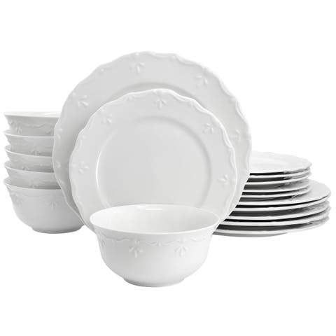 Henryi 18 Piece Porcelain Dinnerware Set