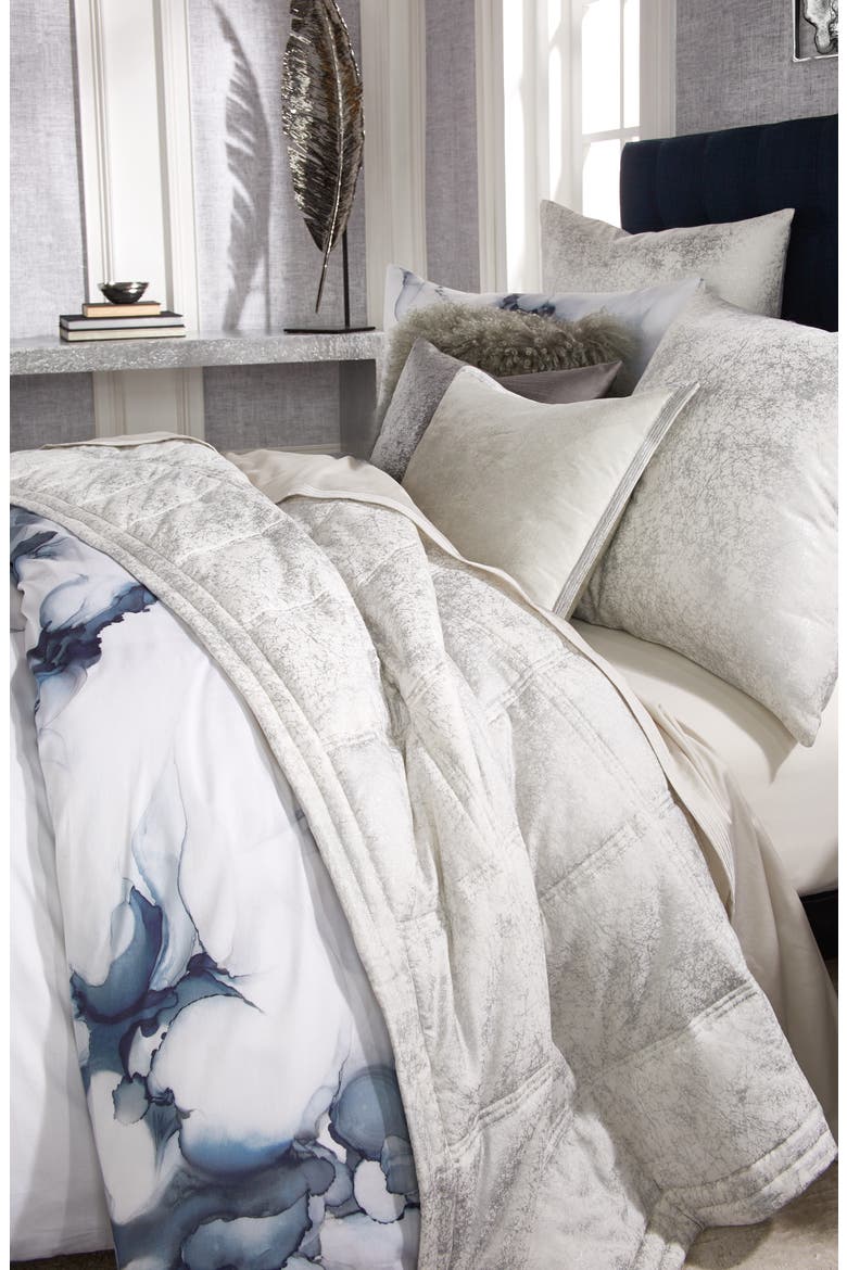 Blue Mist Duvet Cover, Alternate, color, BLUE