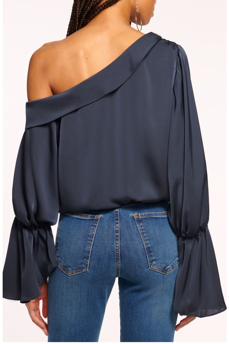Sammy One-Shoulder Top, Alternate, color, NAVY