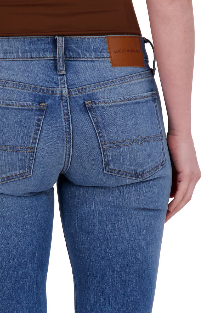 Lucky Brand Sweet Release Hem Mid Rise Bootcut Jeans, Alternate, color, Claremont