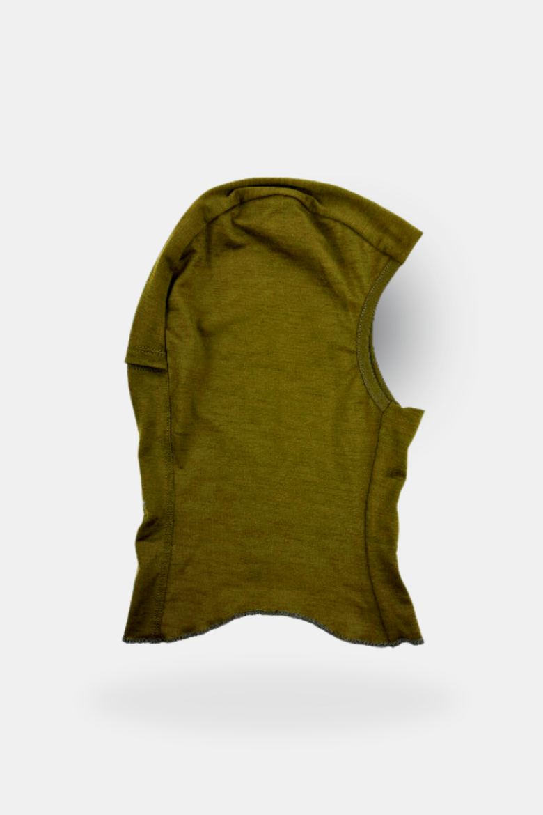 Merino Wool Balaclava, Main, color, Kelp Green