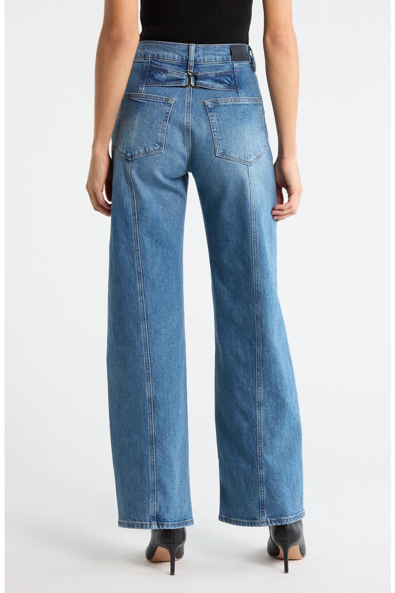 Arellia High Waist Ankle Barrel Leg Jeans, Alternate, color, KEYSTONE