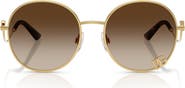 Dolce&Gabbana 56mm Gradient Round Sunglasses