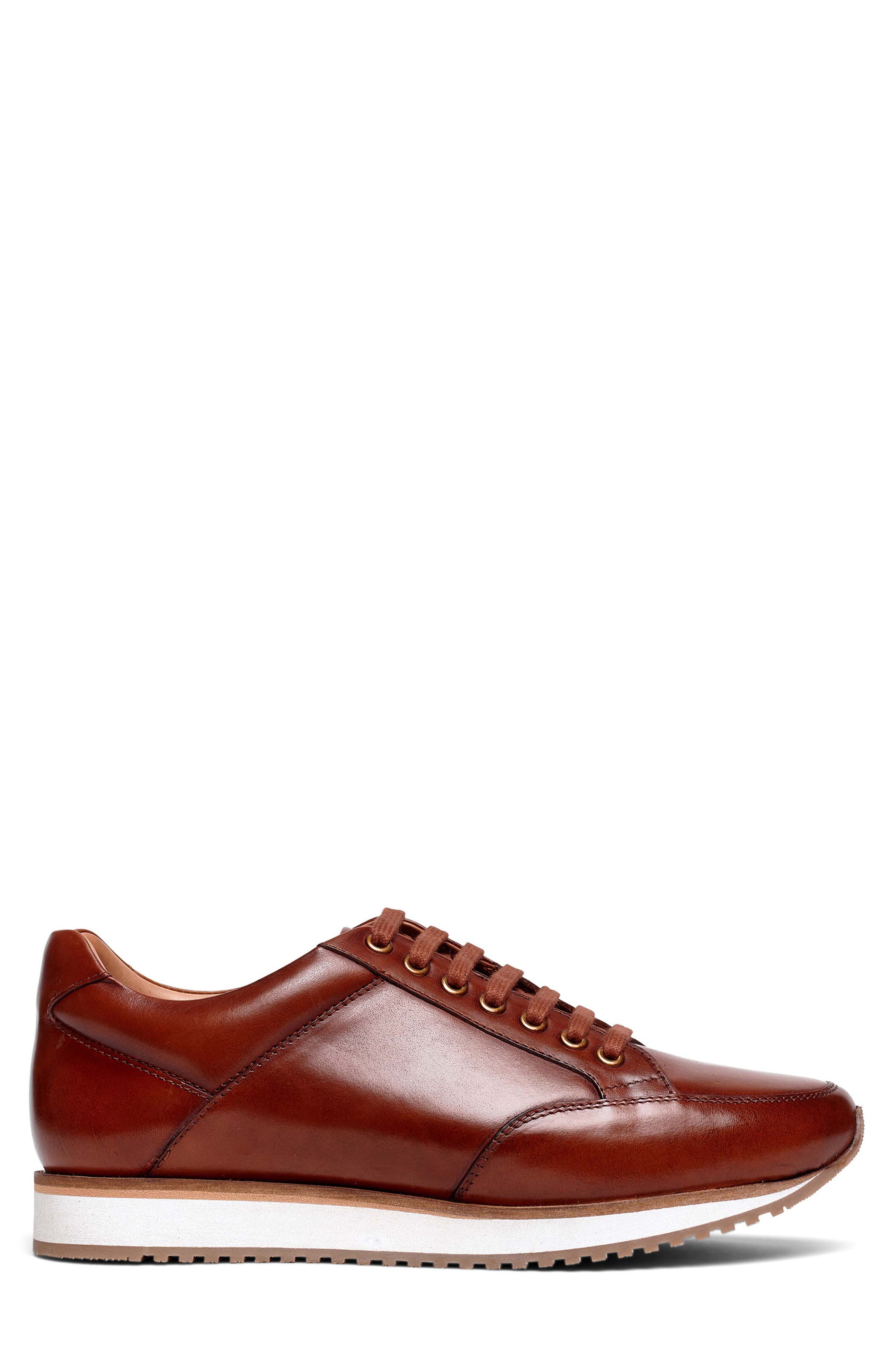 Anthony Veer Barack Court Sneaker, Alternate, color, Brown