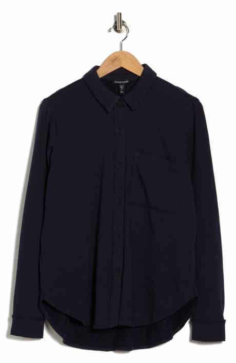 Eileen Fisher Classic Collar Organic Cotton Shirt