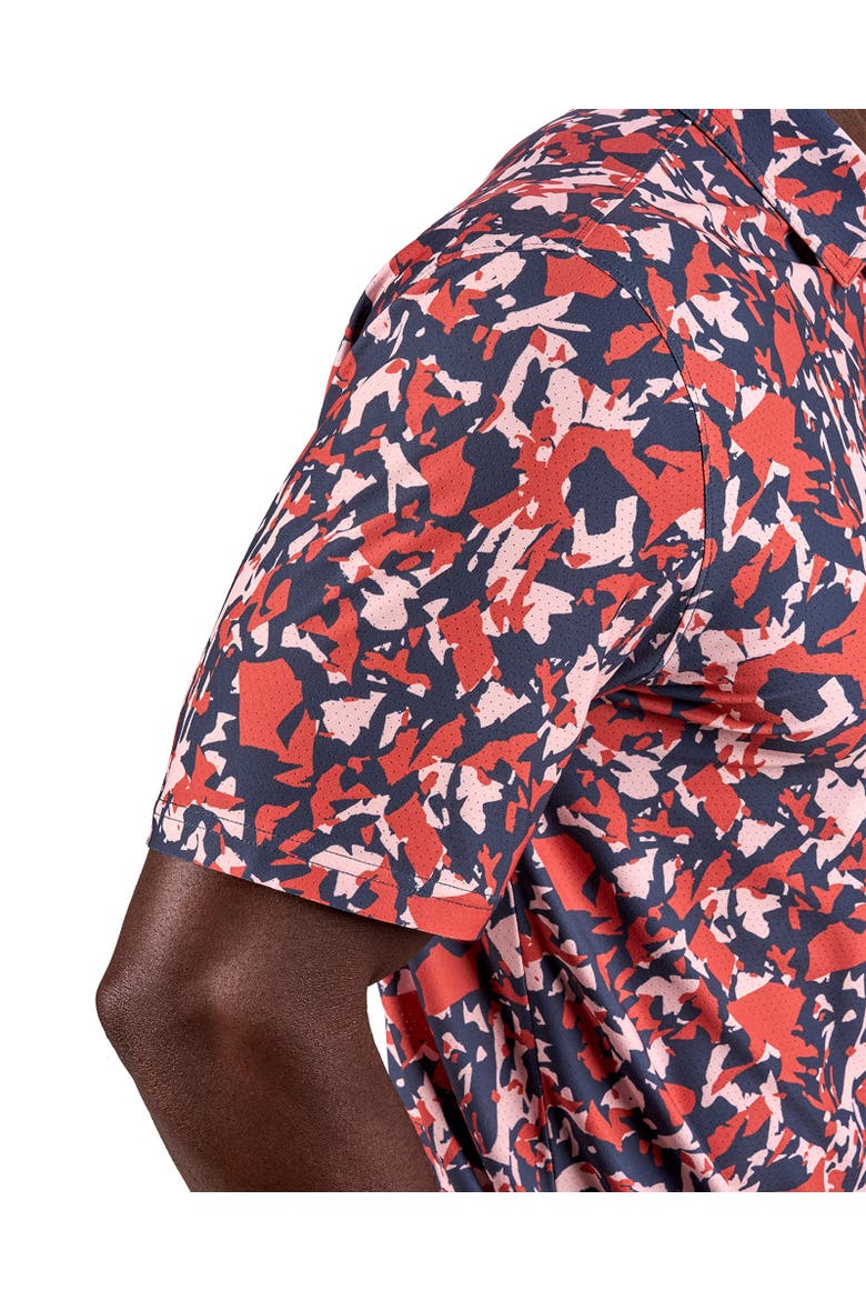 Camo Mix Polo, Alternate, color, Brandy