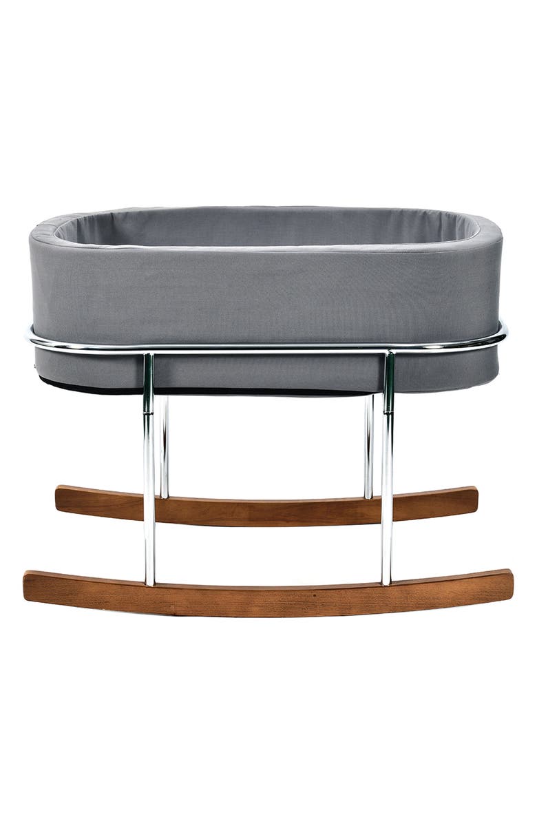 BABY CASTLE Modern Design Rocking Bassinet, Main, color, 