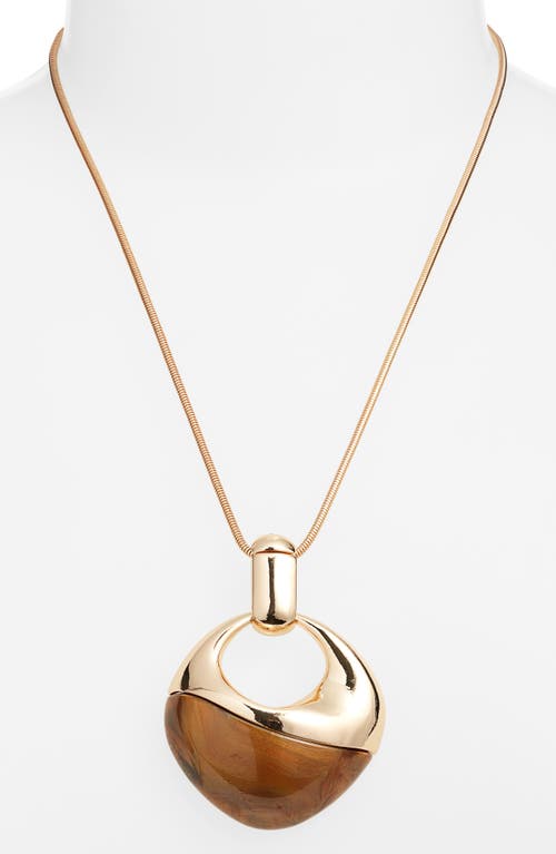 Open Edit Pendant Necklace In Gold