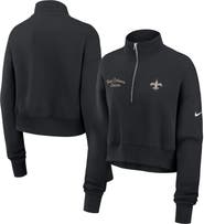 Nike Women's Nike Black New Orleans Saints Primetime Phoenix Half-Zip Sweatshirt