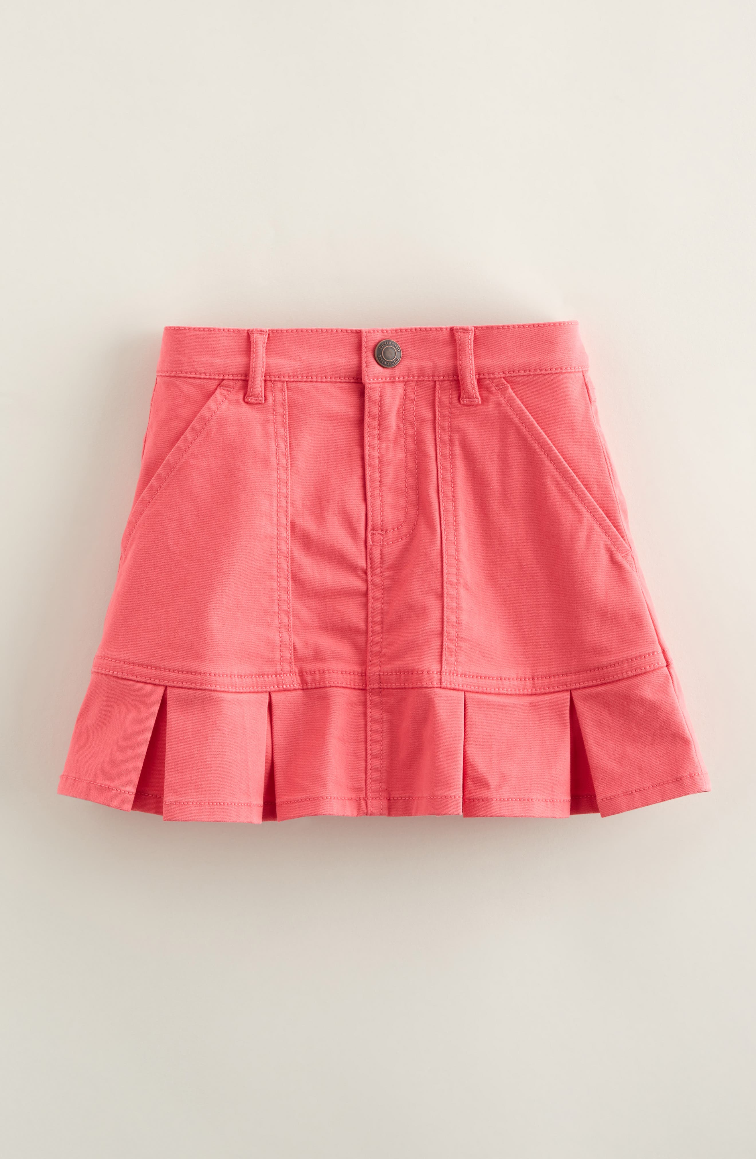 Tucker + Tate Pleated Hem Denim Skirt